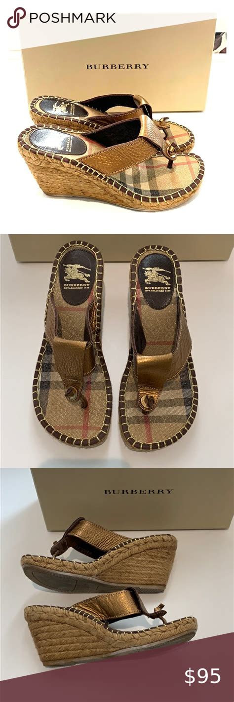 burberry wedges sandals|burberry sandals outlet.